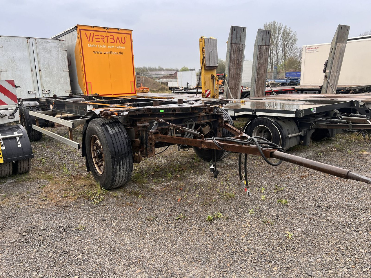 Krone 2 Achs Wechselanhänger BDF - Container/ Wechselfahrgestell Anhänger: das Bild 1 Krone 2 Achs Wechselanhänger BDF - Container/ Wechselfahrgestell Anhänger: das Bild 1