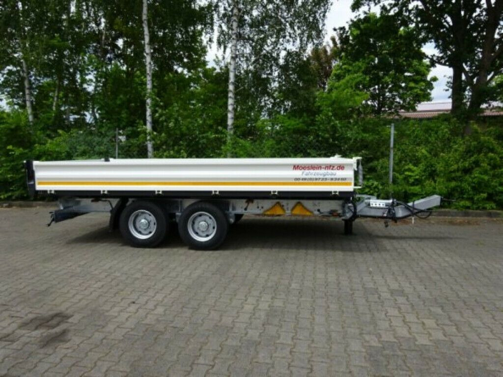 Möslein 13 t Tandem 3- Seitenkipper Tieflader-- Neufahr - Kipper Anhänger: das Bild 3 Möslein 13 t Tandem 3- Seitenkipper Tieflader-- Neufahr - Kipper Anhänger: das Bild 3