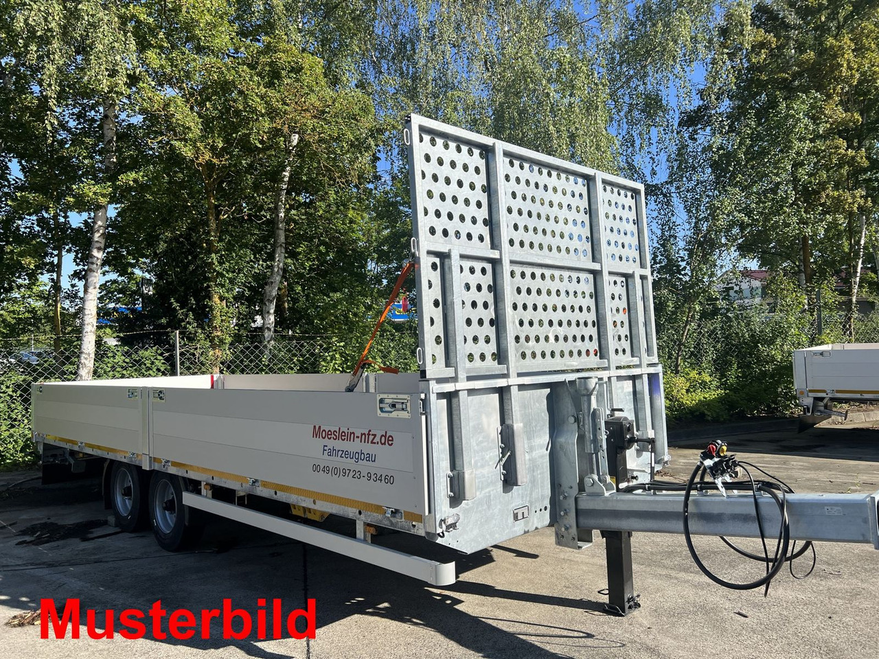 Möslein  14,4 t Tandem- Pritschenanhänger- Tieflader – Leasing Möslein  14,4 t Tandem- Pritschenanhänger- Tieflader: das Bild 10
