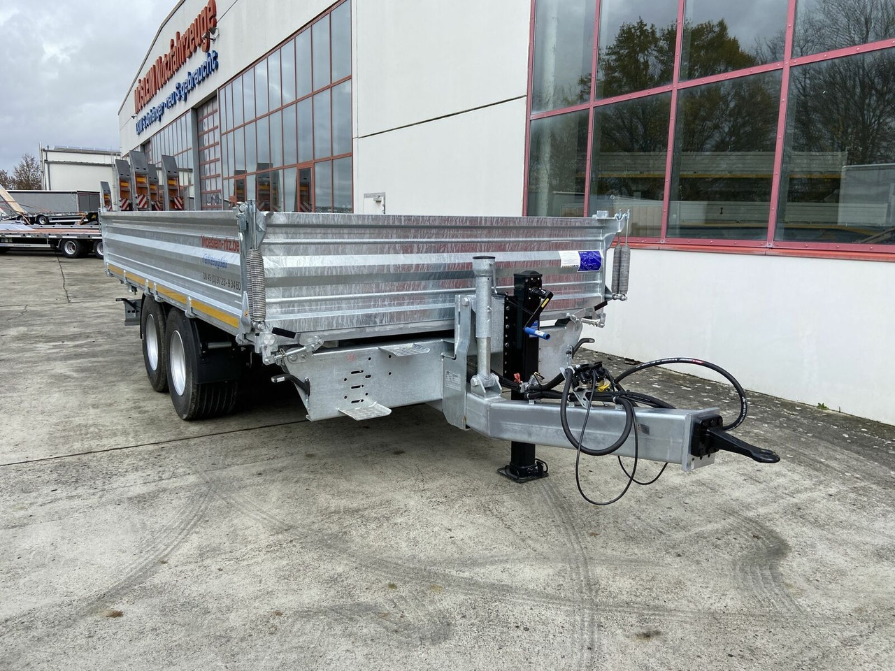 Möslein 14 t Tandemkipper Tieflader Breite Reifen-- Neu - Kipper Anhänger: das Bild 2 Möslein 14 t Tandemkipper Tieflader Breite Reifen-- Neu - Kipper Anhänger: das Bild 2