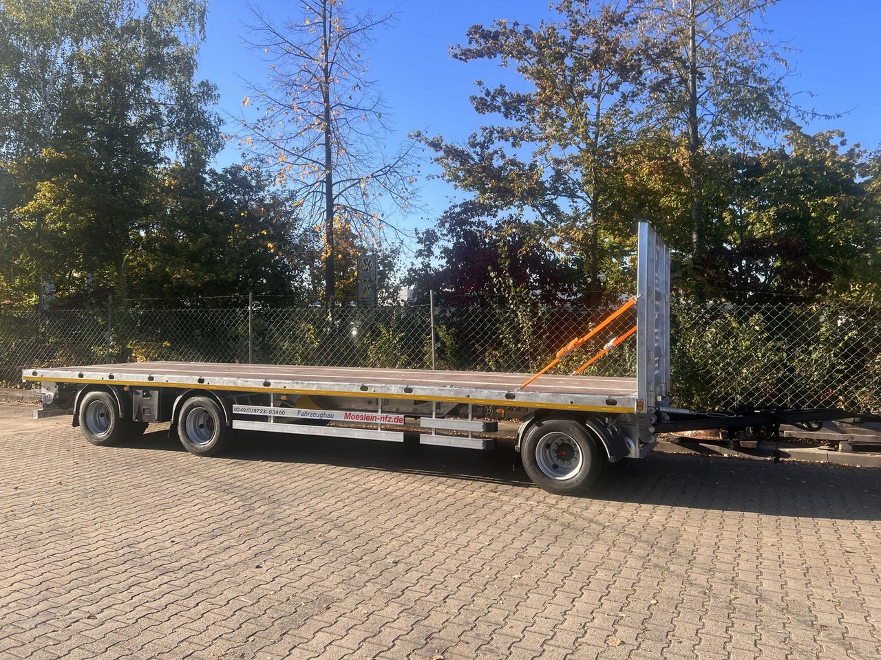 Möslein 3 Achs Jumbo- Plato- Anhänger 9 m, Mega - Pritschenanhänger/ Plattformanhänger: das Bild 5 Möslein 3 Achs Jumbo- Plato- Anhänger 9 m, Mega - Pritschenanhänger/ Plattformanhänger: das Bild 5