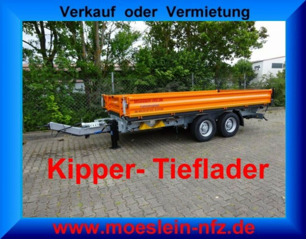 Möslein neuer Tandem 3- Seitenkipper Tieflader-- Neufah - Kipper Anhänger: das Bild 2 Möslein neuer Tandem 3- Seitenkipper Tieflader-- Neufah - Kipper Anhänger: das Bild 2