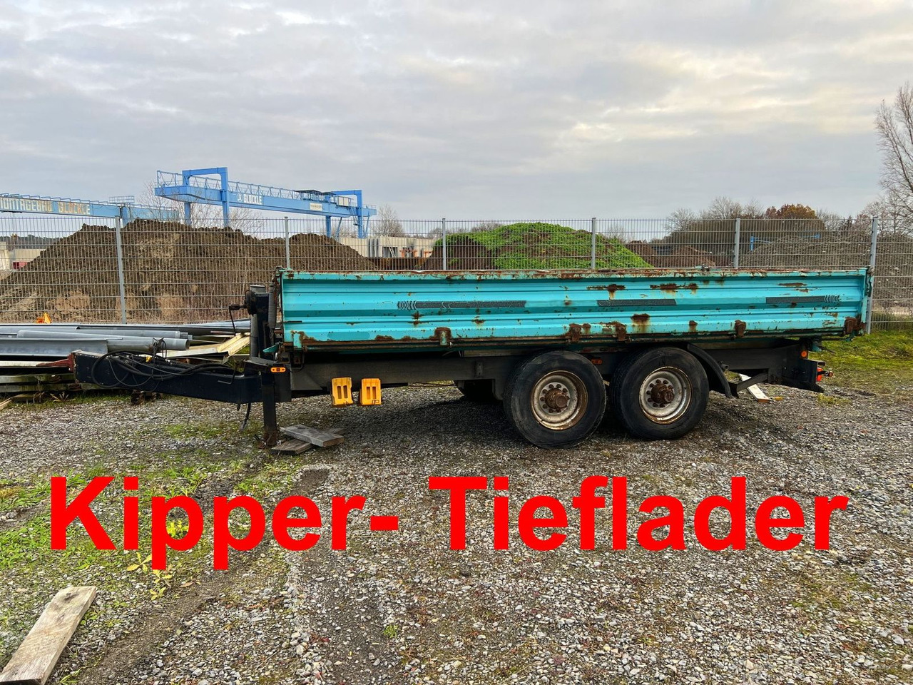 Obermaier 14 t Tandemkipper- Tieflader - Kipper Anhänger: das Bild 1 Obermaier 14 t Tandemkipper- Tieflader - Kipper Anhänger: das Bild 1
