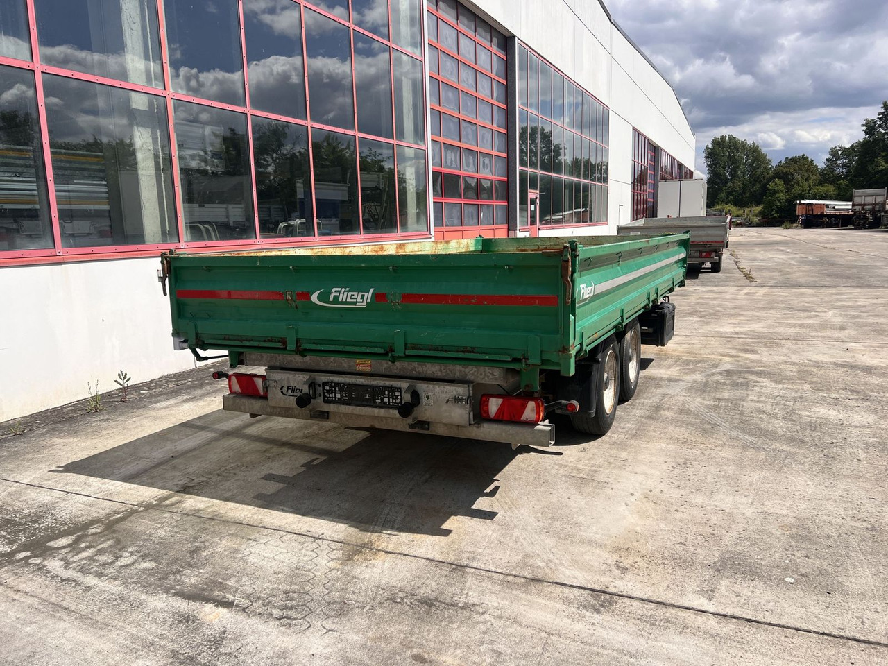 Tandemkipper- Tieflader, wenig Benutzt - Kipper Anhänger: das Bild 4 Tandemkipper- Tieflader, wenig Benutzt - Kipper Anhänger: das Bild 4