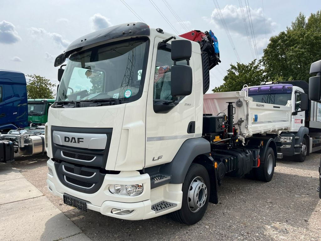 DAF LF 290 16t Meiller Krankipper Tageszulassung - Kipper, Autokran: das Bild 1 DAF LF 290 16t Meiller Krankipper Tageszulassung - Kipper, Autokran: das Bild 1