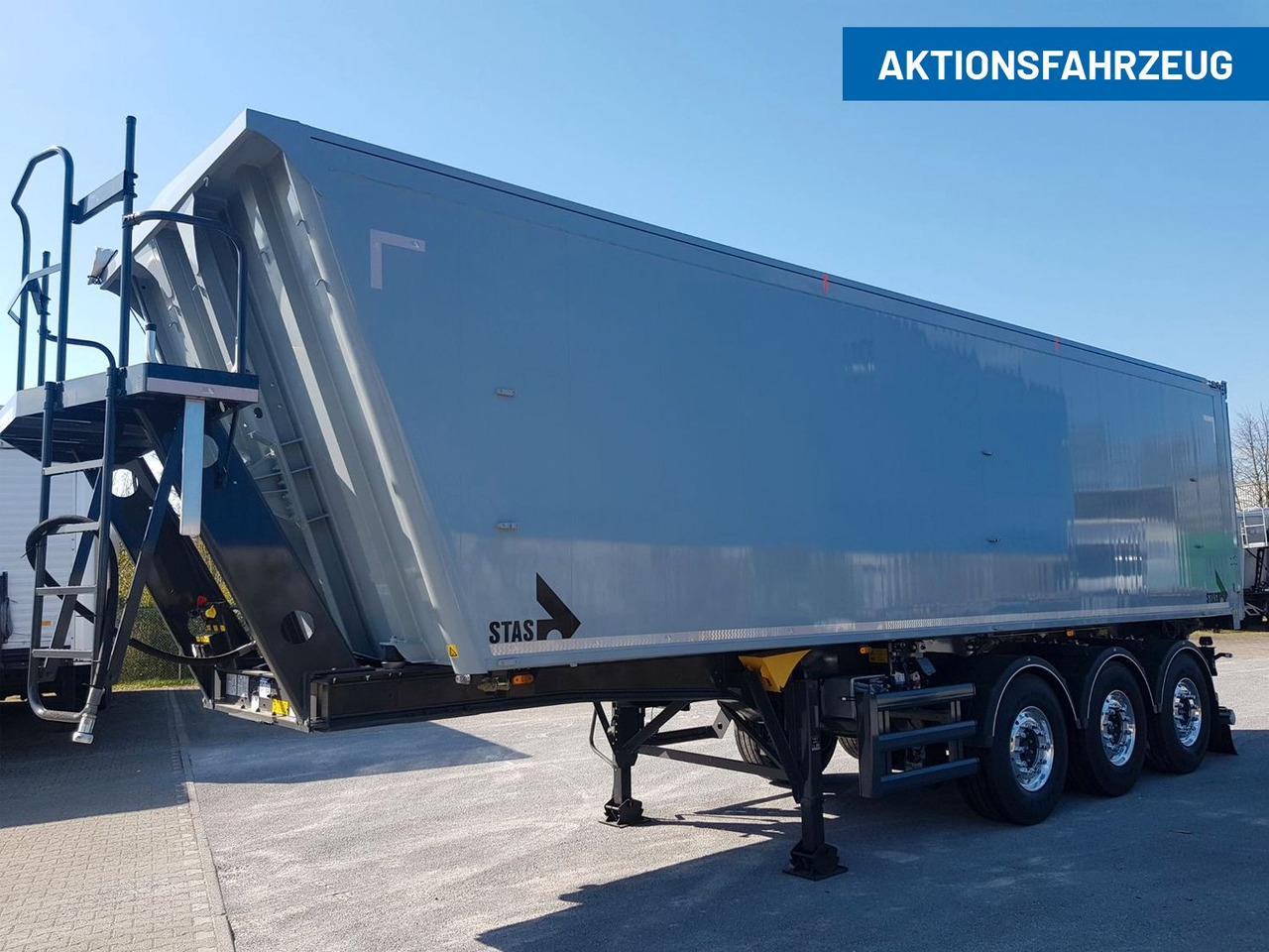 Stas agroSTAR 47,6 cbm Kippsattelauflieger Stas agroSTAR 47,6 cbm Kippsattelauflieger - Kipper Auflieger: das Bild 1 Stas agroSTAR 47,6 cbm Kippsattelauflieger Stas agroSTAR 47,6 cbm Kippsattelauflieger - Kipper Auflieger: das Bild 1