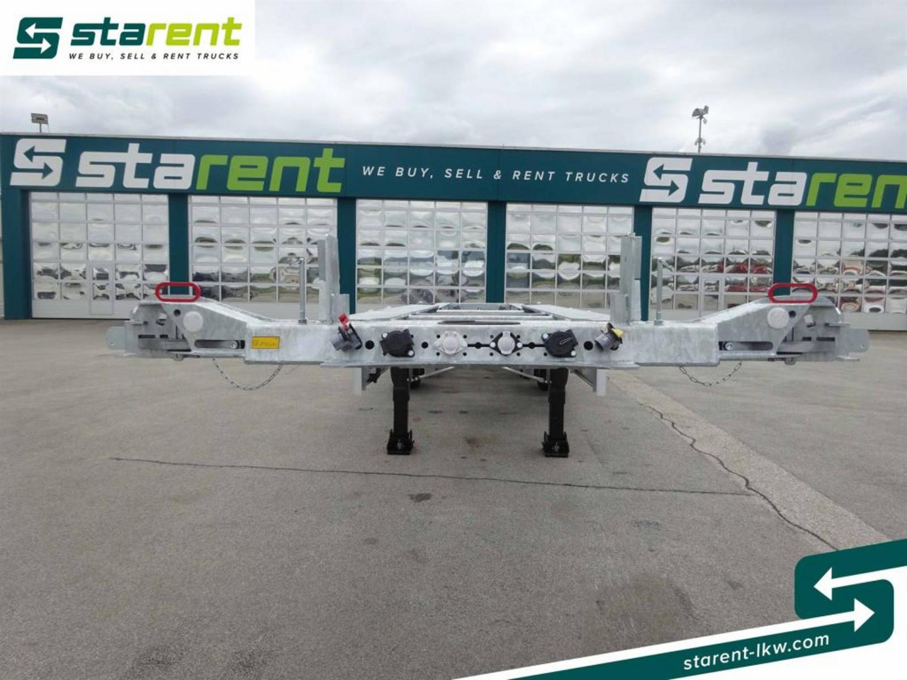 Fliegl Containerchassis ADR, 1x20/2x20/1x30/1x40/1x45 - Container/ Wechselfahrgestell Auflieger: das Bild 2 Fliegl Containerchassis ADR, 1x20/2x20/1x30/1x40/1x45 - Container/ Wechselfahrgestell Auflieger: das Bild 2