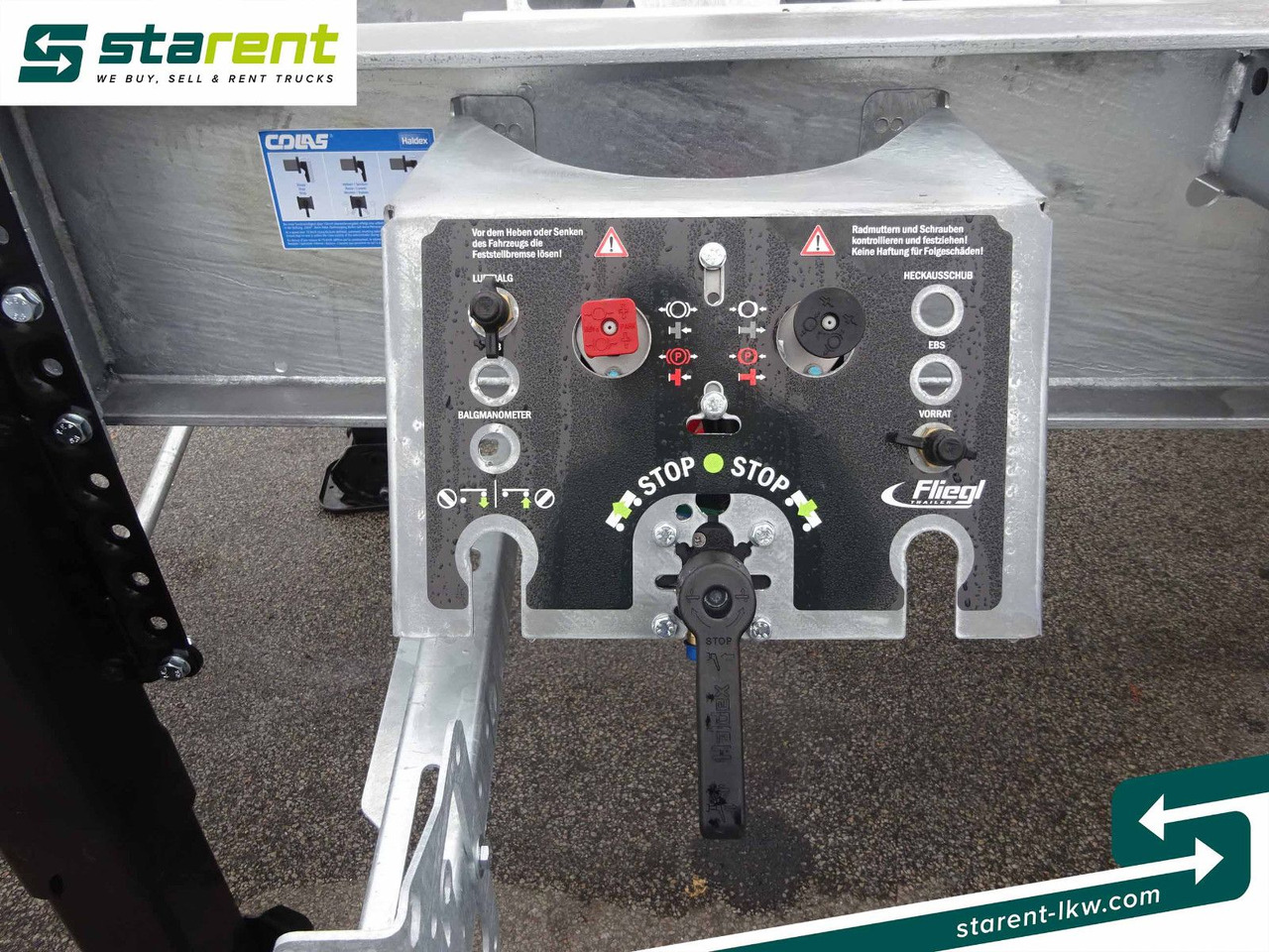 Container/ Wechselfahrgestell Auflieger Fliegl Containerchassis ADR, 1x20/2x20/1x30/1x40/1x45: das Bild 21