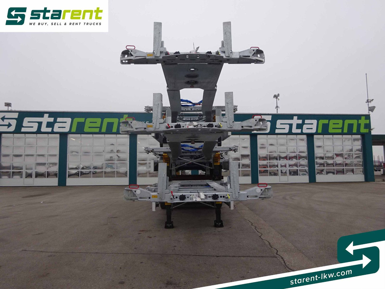 Fliegl Containerchassis ADR, 1x20/2x20/1x30/1x40/1x45 - Container/ Wechselfahrgestell Auflieger: das Bild 2 Fliegl Containerchassis ADR, 1x20/2x20/1x30/1x40/1x45 - Container/ Wechselfahrgestell Auflieger: das Bild 2