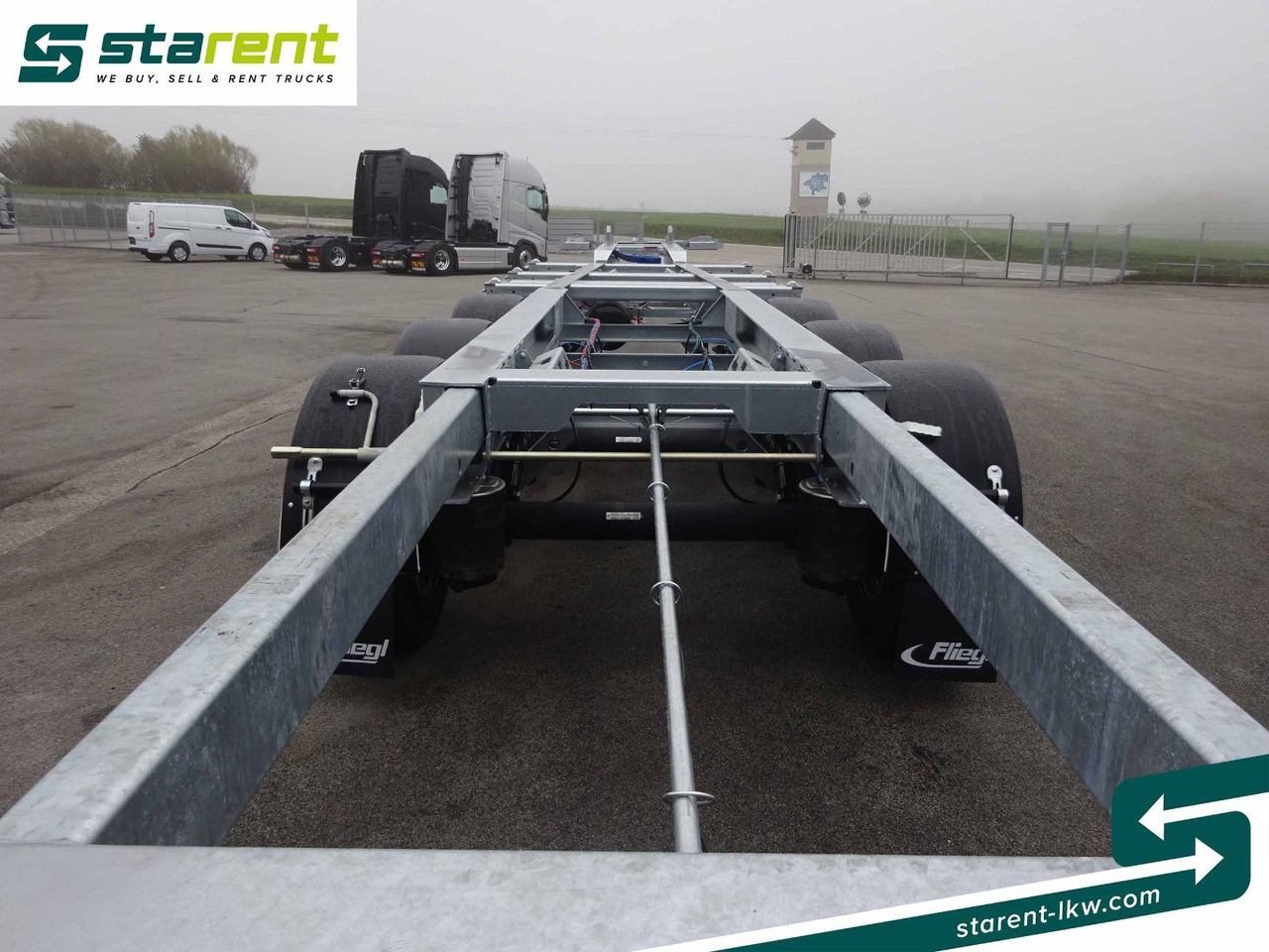 Container/ Wechselfahrgestell Auflieger Fliegl Containerchassis ADR, 1x20/2x20/1x30/1x40/1x45: das Bild 13