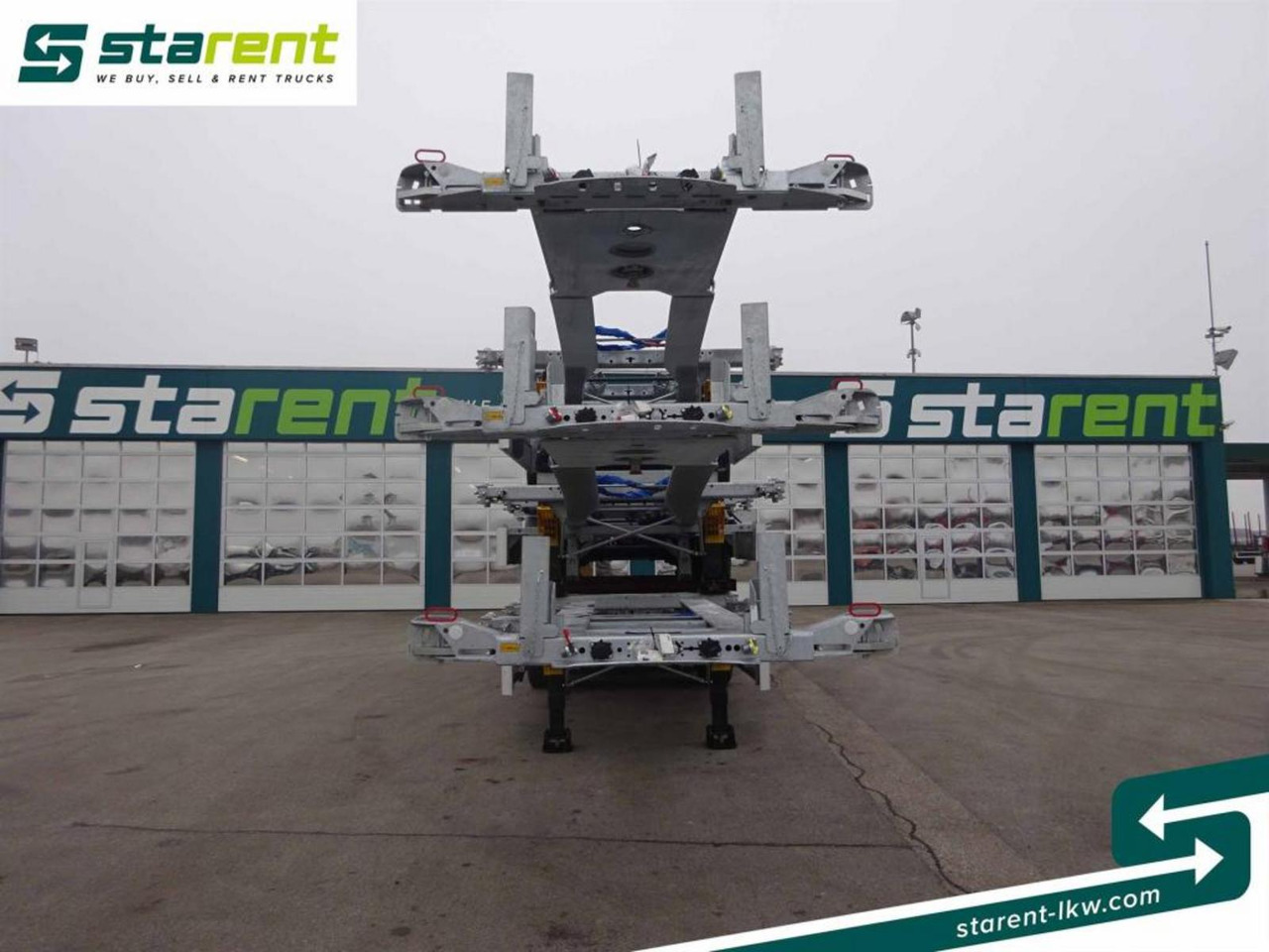 Fliegl Containerchassis ADR, 1x20 / 2x20 / 1x30 / 1x40 - Container/ Wechselfahrgestell Auflieger: das Bild 2 Fliegl Containerchassis ADR, 1x20 / 2x20 / 1x30 / 1x40 - Container/ Wechselfahrgestell Auflieger: das Bild 2