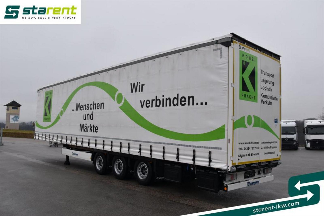 Planenauflieger Krone Megatrailer Hubdach Lift-A Palettenanschlagleisten: das Bild 7