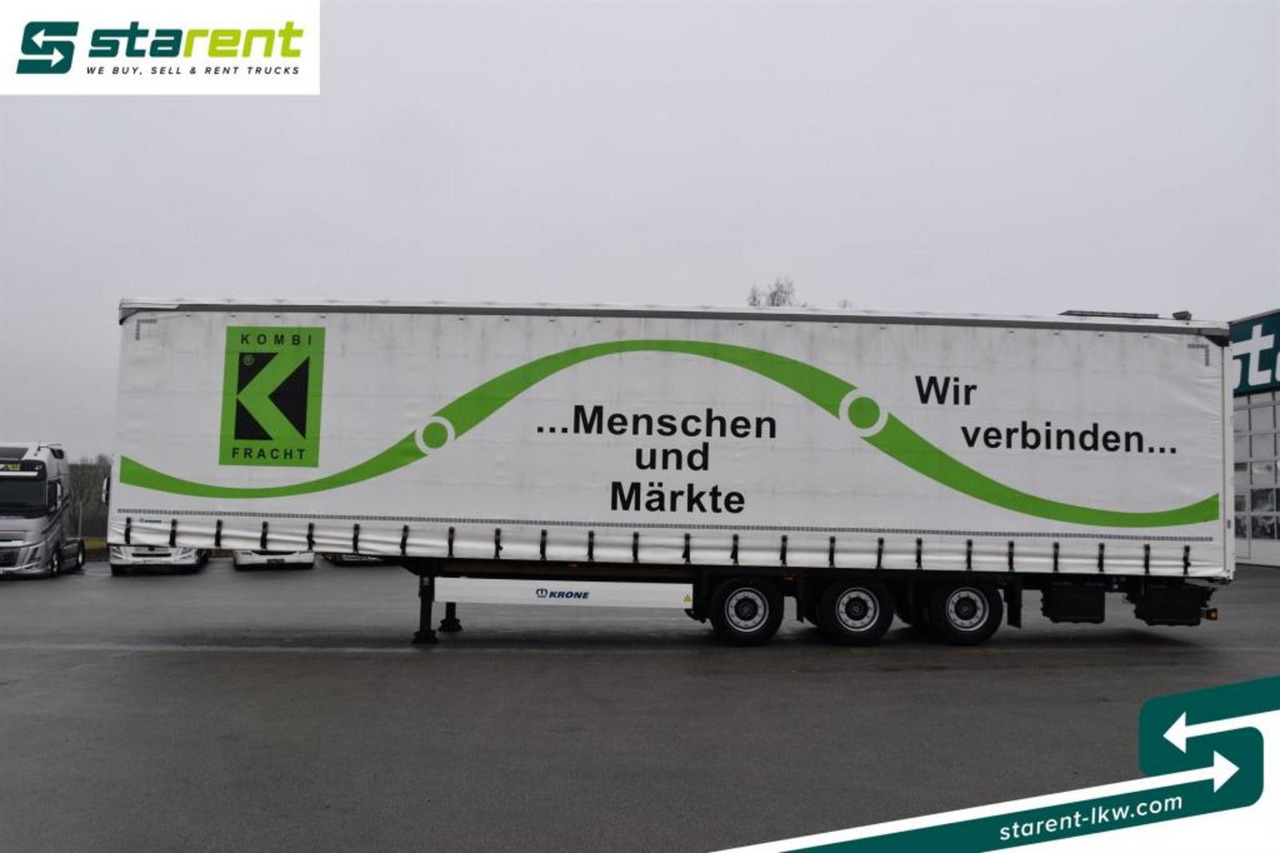 Planenauflieger Krone Megatrailer Hubdach Lift-A Palettenanschlagleisten: das Bild 8