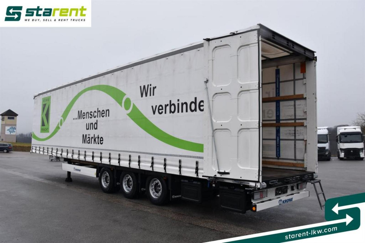 Planenauflieger Krone Megatrailer Hubdach Lift-A Palettenanschlagleisten: das Bild 9