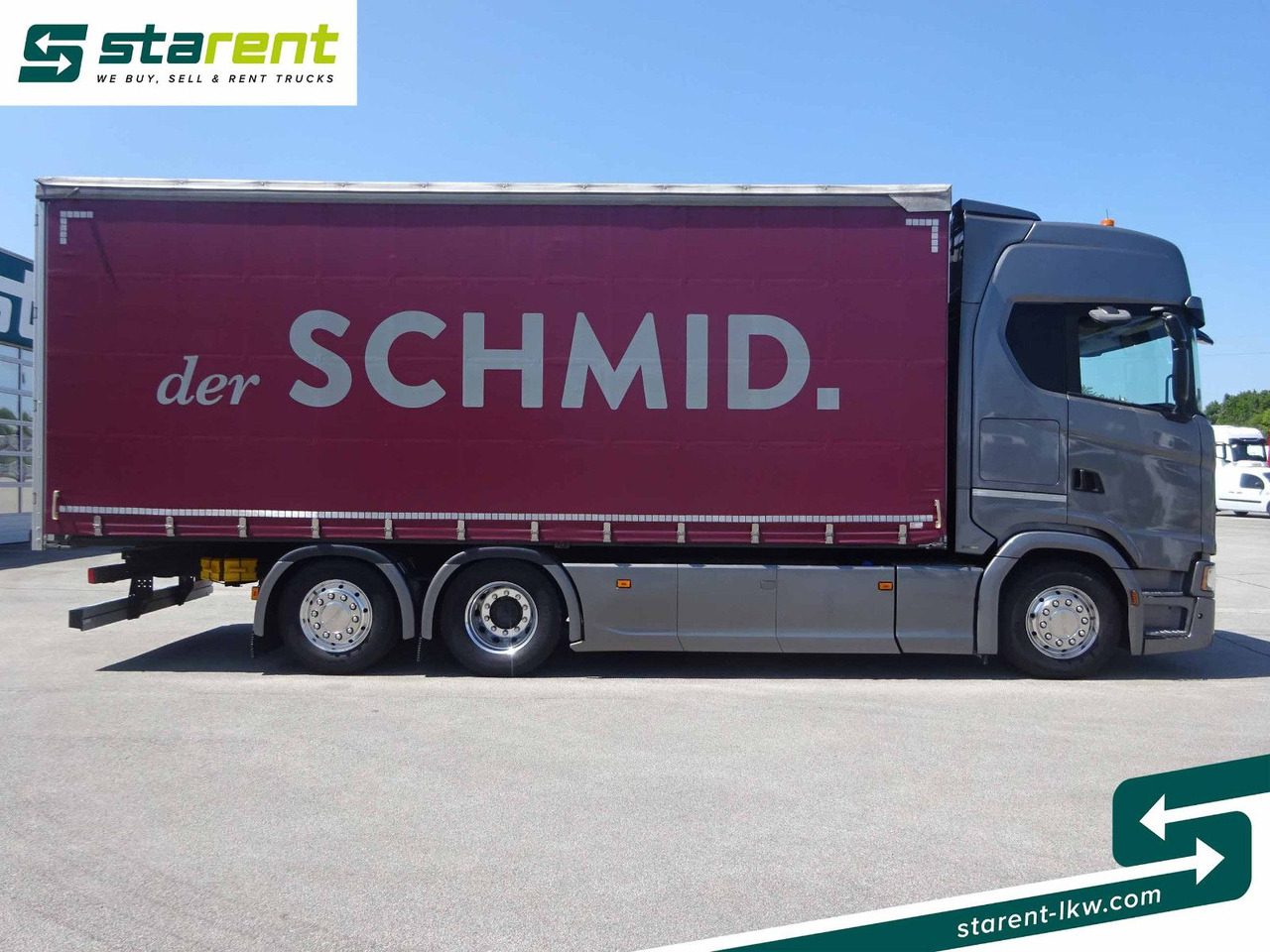 Scania S500 Planen Aufbau Schwarzmüller 6x2, Standklima - Plane LKW: das Bild 4 Scania S500 Planen Aufbau Schwarzmüller 6x2, Standklima - Plane LKW: das Bild 4