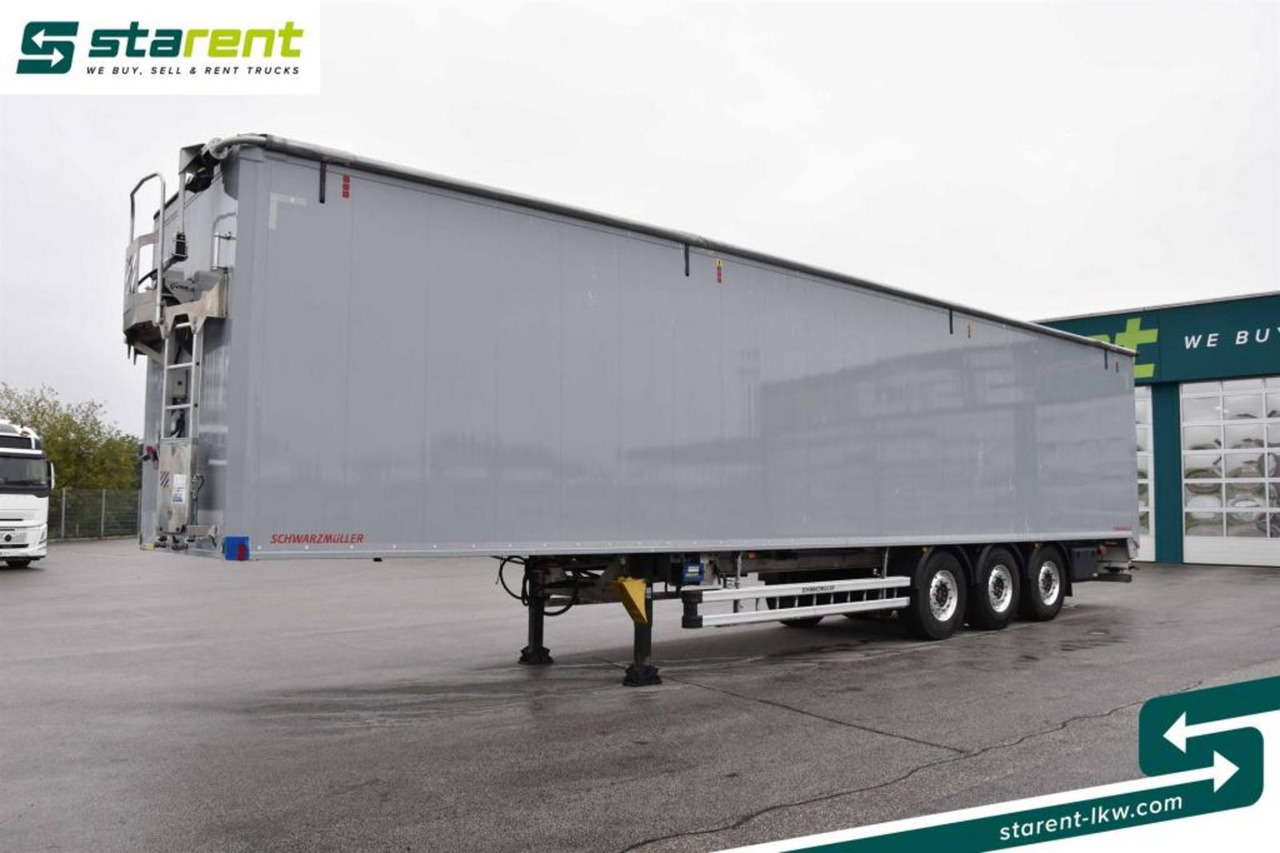 Schwarzmüller Schubbodenauflieger 10mm elektrisches Verdeck 91m³ - Schubboden Auflieger: das Bild 1 Schwarzmüller Schubbodenauflieger 10mm elektrisches Verdeck 91m³ - Schubboden Auflieger: das Bild 1