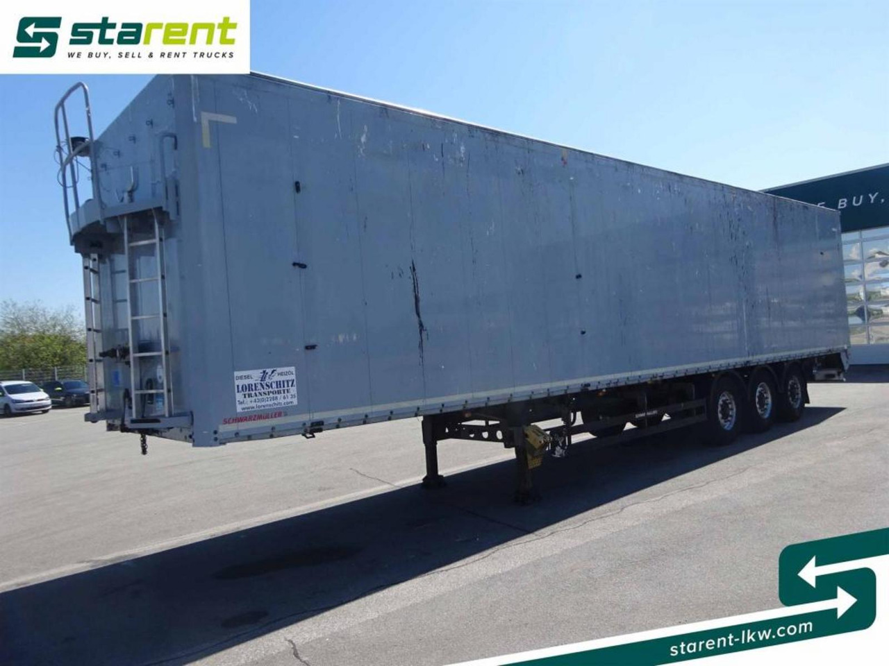 Schwarzmüller Schubbodenauflieger, 92 m³, Funkfernbedienung - Schubboden Auflieger: das Bild 1 Schwarzmüller Schubbodenauflieger, 92 m³, Funkfernbedienung - Schubboden Auflieger: das Bild 1