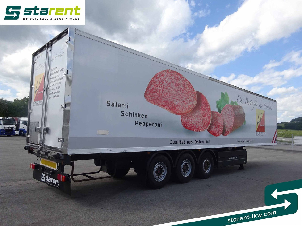 Schwarzmüller Thermotrailer, Thermo King SL400, Liftachse, SAF - Koffer Auflieger: das Bild 5 Schwarzmüller Thermotrailer, Thermo King SL400, Liftachse, SAF - Koffer Auflieger: das Bild 5