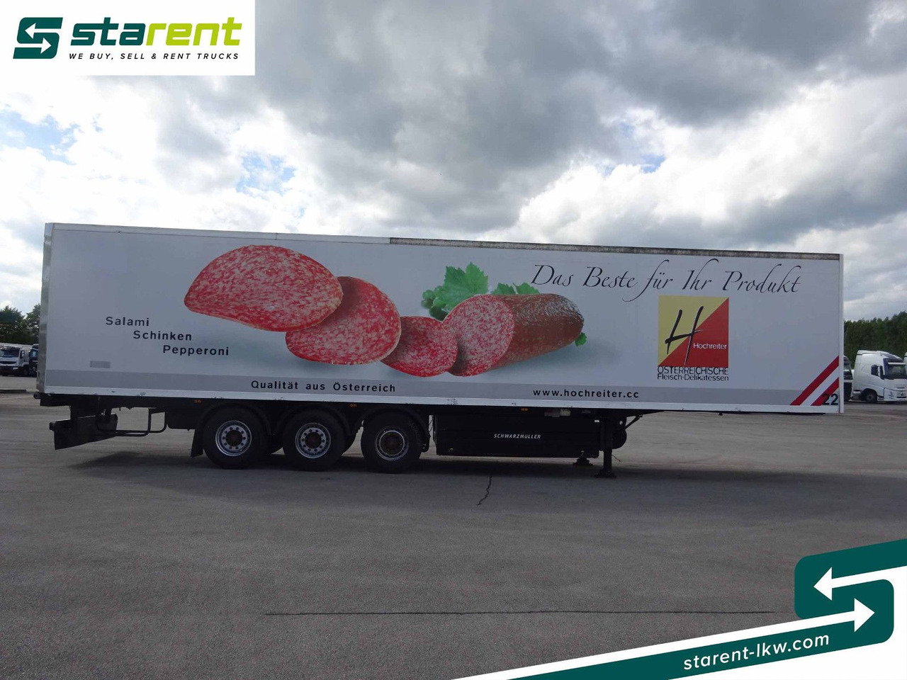 Schwarzmüller Thermotrailer, Thermo King SL400, Liftachse, SAF - Kühlkoffer Auflieger: das Bild 4 Schwarzmüller Thermotrailer, Thermo King SL400, Liftachse, SAF - Kühlkoffer Auflieger: das Bild 4