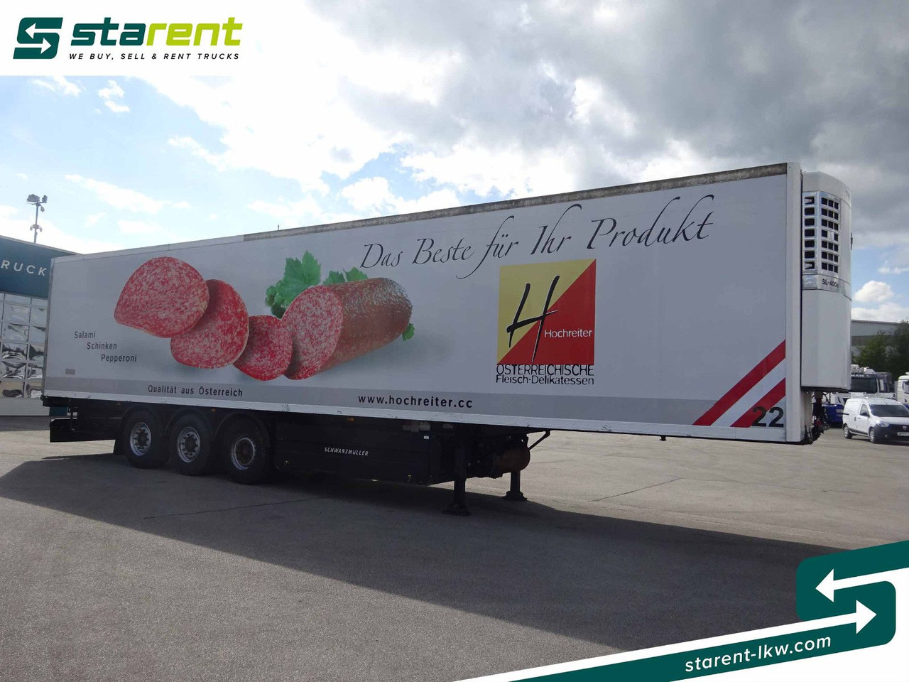 Schwarzmüller Thermotrailer, Thermo King SL400, Liftachse, SAF - Kühlkoffer Auflieger: das Bild 3 Schwarzmüller Thermotrailer, Thermo King SL400, Liftachse, SAF - Kühlkoffer Auflieger: das Bild 3