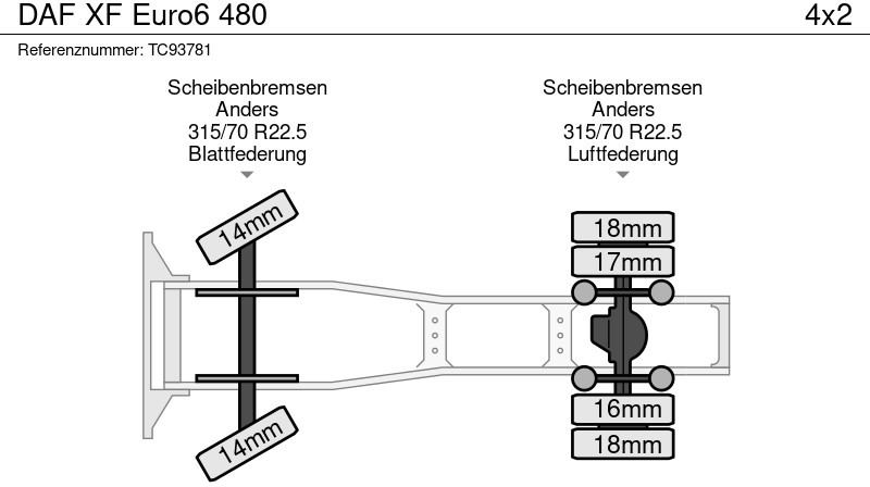 Sattelzugmaschine DAF XF Euro6 480: das Bild 7