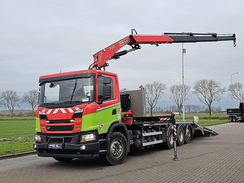 Scania P410 CNG,FASSI F235 - Pritsche LKW, Autokran: das Bild 2 Scania P410 CNG,FASSI F235 - Pritsche LKW, Autokran: das Bild 2