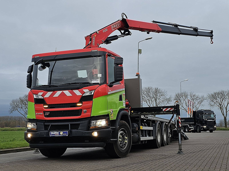 Scania P410 CNG GAS FASSI F235 - Pritsche LKW, Autokran: das Bild 1 Scania P410 CNG GAS FASSI F235 - Pritsche LKW, Autokran: das Bild 1