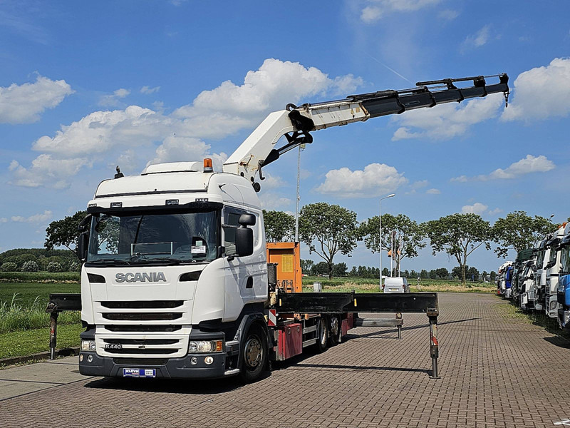Scania R440 6X2*4 HMF 5020 K5 - Pritsche LKW, Autokran: das Bild 2 Scania R440 6X2*4 HMF 5020 K5 - Pritsche LKW, Autokran: das Bild 2