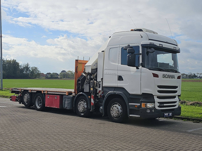 Pritsche LKW, Autokran Scania R490: das Bild 5
