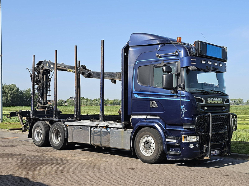Scania R730 - Holztransporter, Autokran: das Bild 5 Scania R730 - Holztransporter, Autokran: das Bild 5