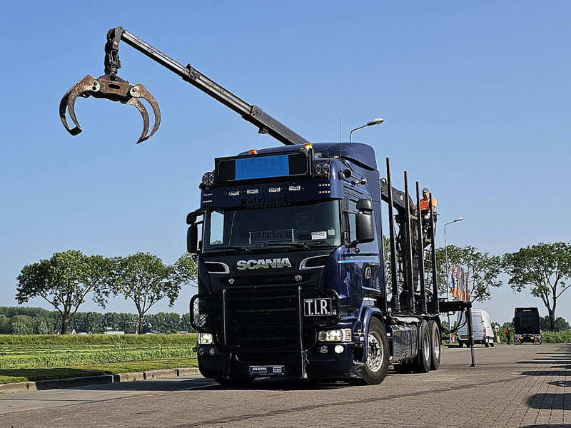Scania R730 PALFING M120 WOOD - Holztransporter, Autokran: das Bild 1 Scania R730 PALFING M120 WOOD - Holztransporter, Autokran: das Bild 1