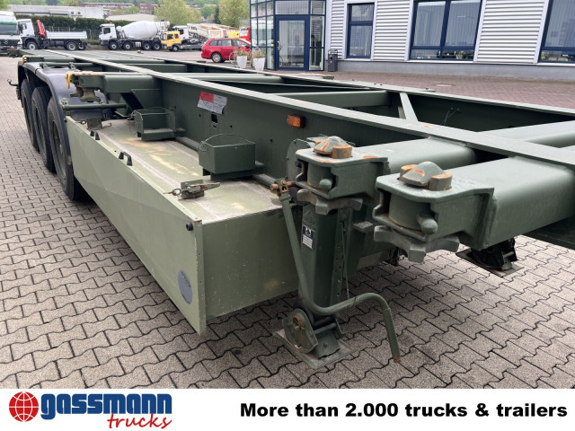 Doll U-74.0 3-Achs Containerchassis, 2x20/20/30/40ft, - Container/ Wechselfahrgestell Auflieger: das Bild 2 Doll U-74.0 3-Achs Containerchassis, 2x20/20/30/40ft, - Container/ Wechselfahrgestell Auflieger: das Bild 2