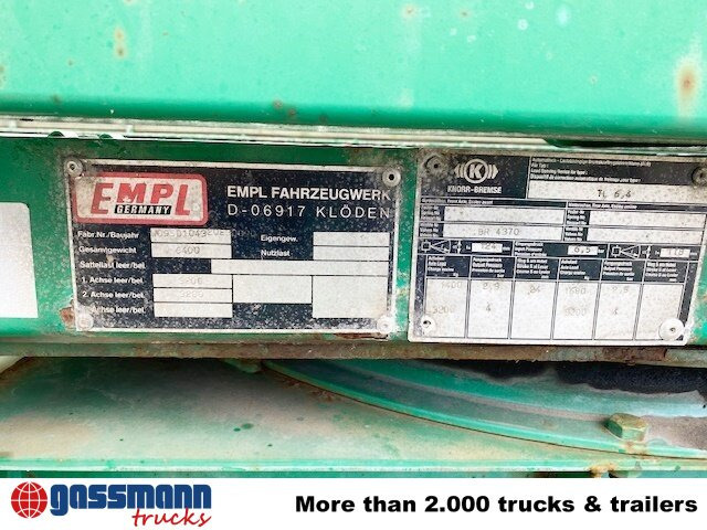 Empl TL 6,4 Spezial-Tiefladeanhänger, - Tieflader Anhänger: das Bild 5 Empl TL 6,4 Spezial-Tiefladeanhänger, - Tieflader Anhänger: das Bild 5