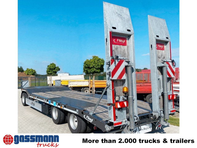 Fliegl DTS-S 300, verbreiterbar auf 3,05m - Tieflader Anhänger: das Bild 4 Fliegl DTS-S 300, verbreiterbar auf 3,05m - Tieflader Anhänger: das Bild 4