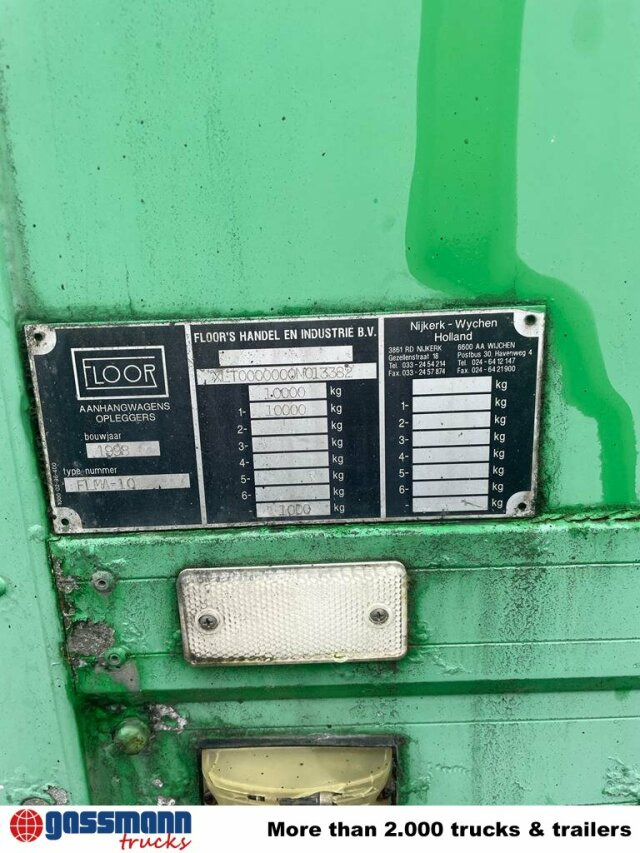 Floor FLMA 10, Blumenanhänger, LBW - Koffer Anhänger: das Bild 3 Floor FLMA 10, Blumenanhänger, LBW - Koffer Anhänger: das Bild 3