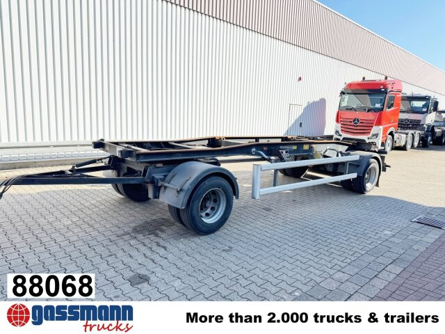 Hüffermann HSA 18.65 Schlittenabroller - Abrollanhänger/ Absetzanhänger: das Bild 1 Hüffermann HSA 18.65 Schlittenabroller - Abrollanhänger/ Absetzanhänger: das Bild 1