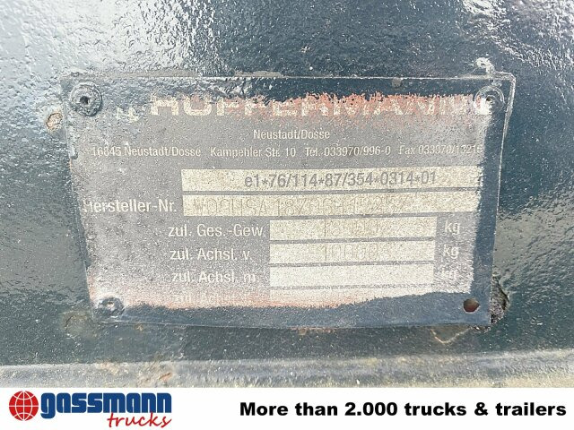 Hüffermann HSA 18.70 Schlittenabroller - Abrollanhänger/ Absetzanhänger: das Bild 3 Hüffermann HSA 18.70 Schlittenabroller - Abrollanhänger/ Absetzanhänger: das Bild 3