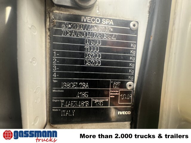 Iveco EuroCargo 75E18 4x2, EEV - Pritsche LKW: das Bild 4 Iveco EuroCargo 75E18 4x2, EEV - Pritsche LKW: das Bild 4