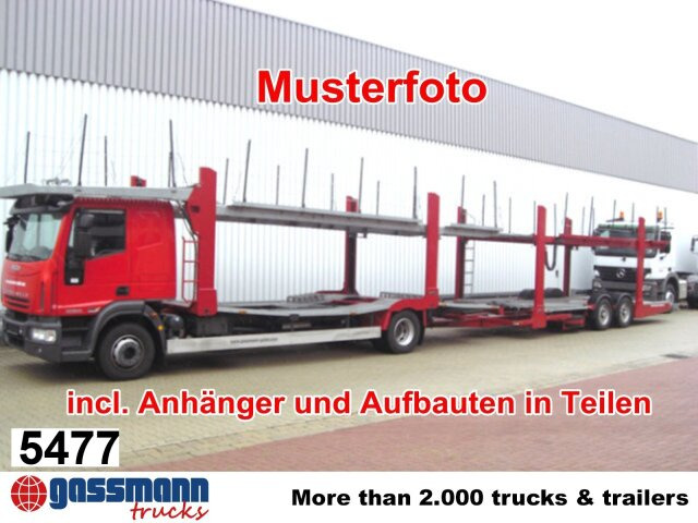 Iveco EuroCargo ML160E32 4x2 mit Teilen für Anhänger - Autotransporter LKW: das Bild 1 Iveco EuroCargo ML160E32 4x2 mit Teilen für Anhänger - Autotransporter LKW: das Bild 1
