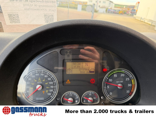 Iveco EuroCargo ML75E16 4x2, City-Abroller - Abrollkipper: das Bild 2 Iveco EuroCargo ML75E16 4x2, City-Abroller - Abrollkipper: das Bild 2