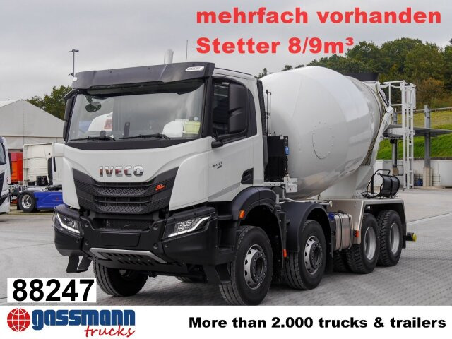Iveco X-Way AD360X40BZ 8x4, Stetter 8/9m³ - Fahrmischer: das Bild 1 Iveco X-Way AD360X40BZ 8x4, Stetter 8/9m³ - Fahrmischer: das Bild 1