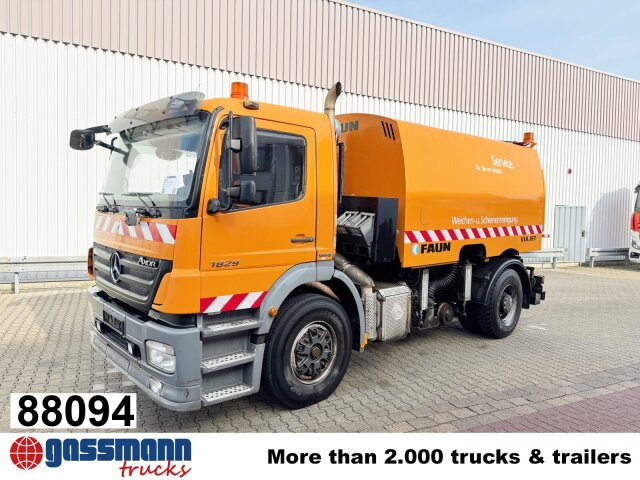 Mercedes-Benz Axor 1829 4x2, Zweiweg Z200, Kehrmaschine Faun - LKW: das Bild 1 Mercedes-Benz Axor 1829 4x2, Zweiweg Z200, Kehrmaschine Faun - LKW: das Bild 1