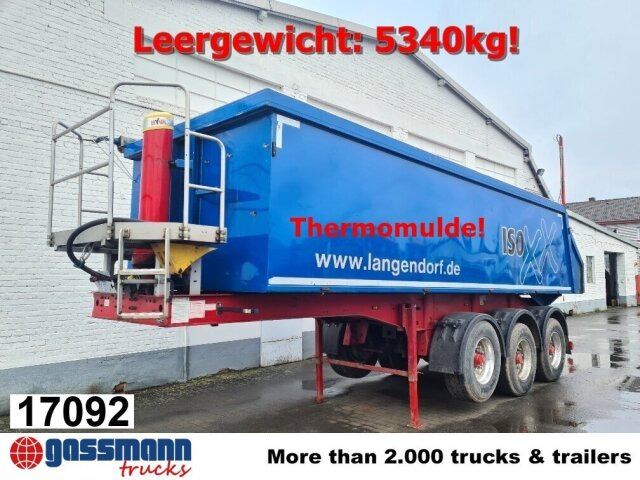 Langendorf Langendorf SKA 24/31, Thermo Kastenalumulde 25 - Kipper Auflieger: das Bild 1 Langendorf Langendorf SKA 24/31, Thermo Kastenalumulde 25 - Kipper Auflieger: das Bild 1