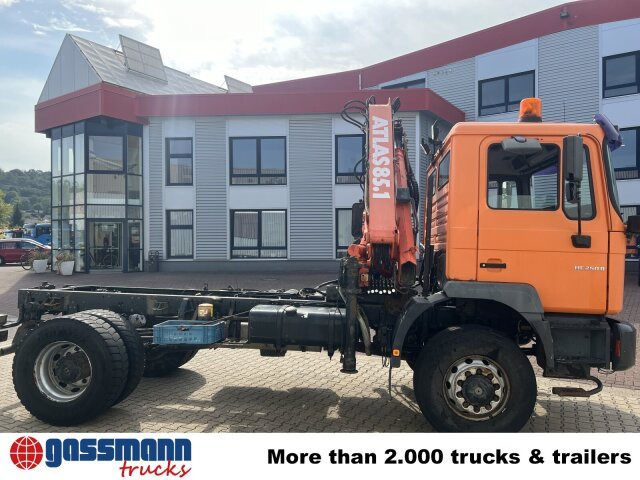 Kipper, Autokran MAN 18.255 MAK 4x4 BB, Kran Atlas AK 85.1 A1: das Bild 10