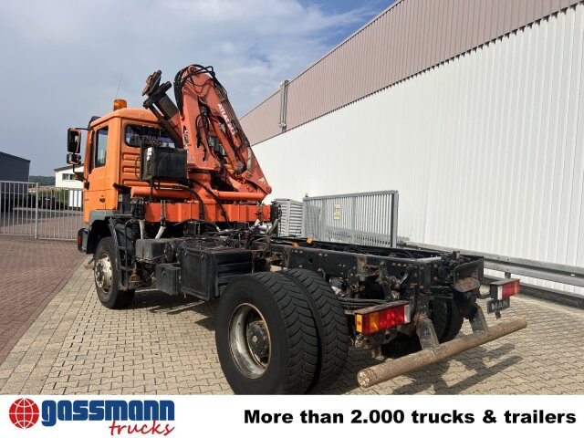Kipper, Autokran MAN 18.255 MAK 4x4 BB, Kran Atlas AK 85.1 A1: das Bild 12