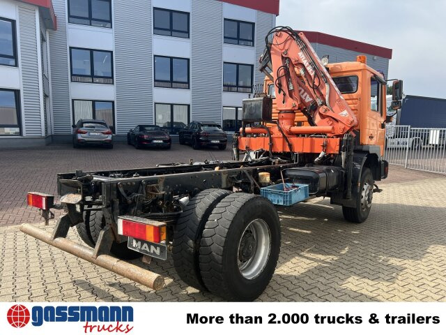 Kipper, Autokran MAN 18.255 MAK 4x4 BB, Kran Atlas AK 85.1 A1: das Bild 11