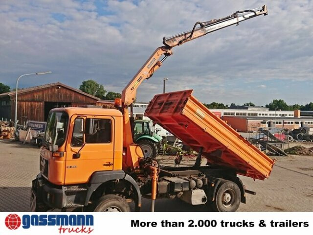 MAN 19.293 4x4 BL mit Kran Meiller MK77RS2 - Kipper, Autokran: das Bild 3 MAN 19.293 4x4 BL mit Kran Meiller MK77RS2 - Kipper, Autokran: das Bild 3
