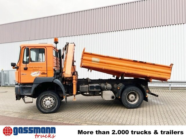 MAN 19.293 4x4 BL mit Kran Meiller MK77RS2 - Kipper, Autokran: das Bild 2 MAN 19.293 4x4 BL mit Kran Meiller MK77RS2 - Kipper, Autokran: das Bild 2