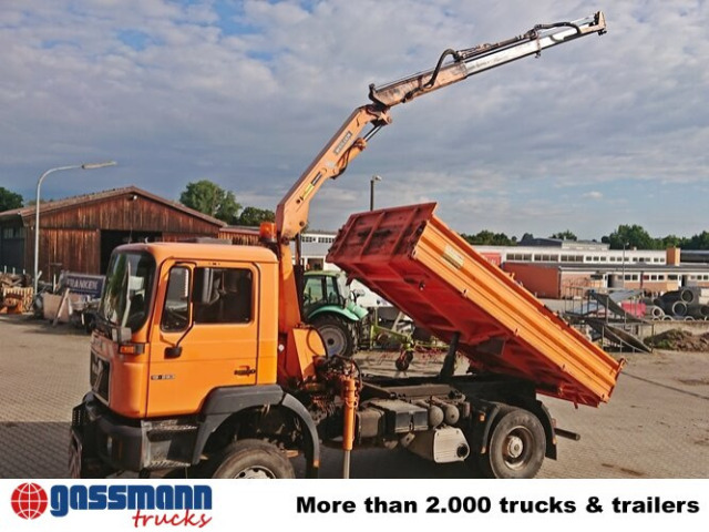 MAN 19.293 4x4 BL mit Kran Meiller MK77RS2 - Kipper, Autokran: das Bild 3 MAN 19.293 4x4 BL mit Kran Meiller MK77RS2 - Kipper, Autokran: das Bild 3