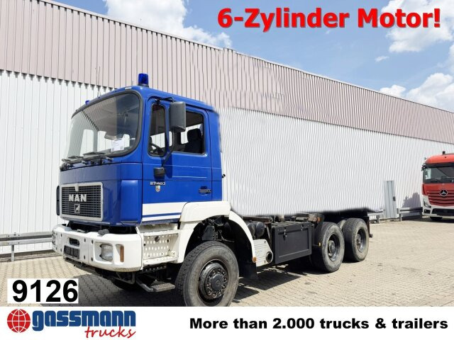 MAN 27.403 6x6 BB, EX-THW - Fahrgestell LKW: das Bild 1 MAN 27.403 6x6 BB, EX-THW - Fahrgestell LKW: das Bild 1
